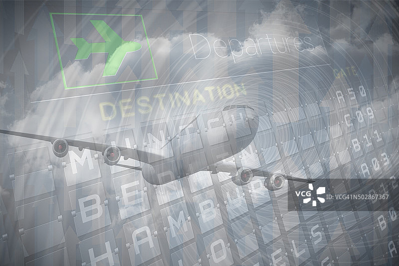 图形飞机合成图像图片素材