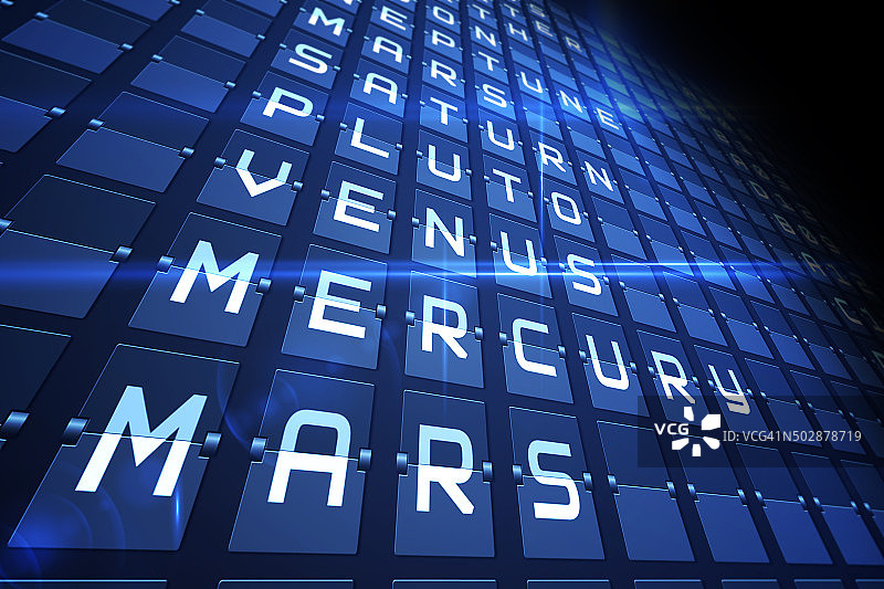 太空旅行蓝色出发指示牌图片素材