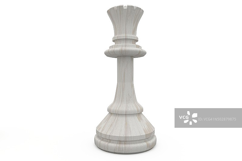 白色木制城堡棋子图片素材