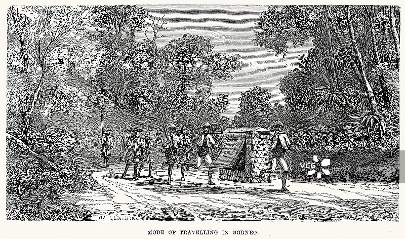 婆罗洲的交通方式图片素材