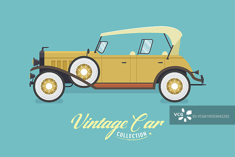 复古汽车收藏图片素材