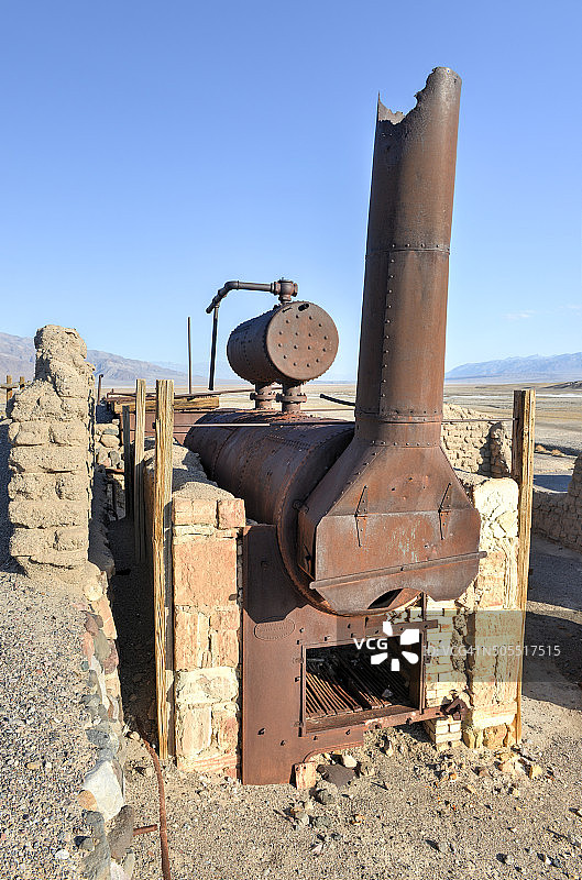 死亡谷的和谐硼砂厂图片素材