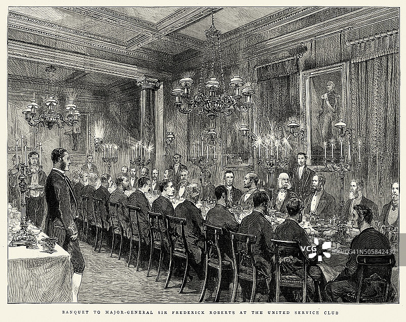 联合服务俱乐部宴会图片素材