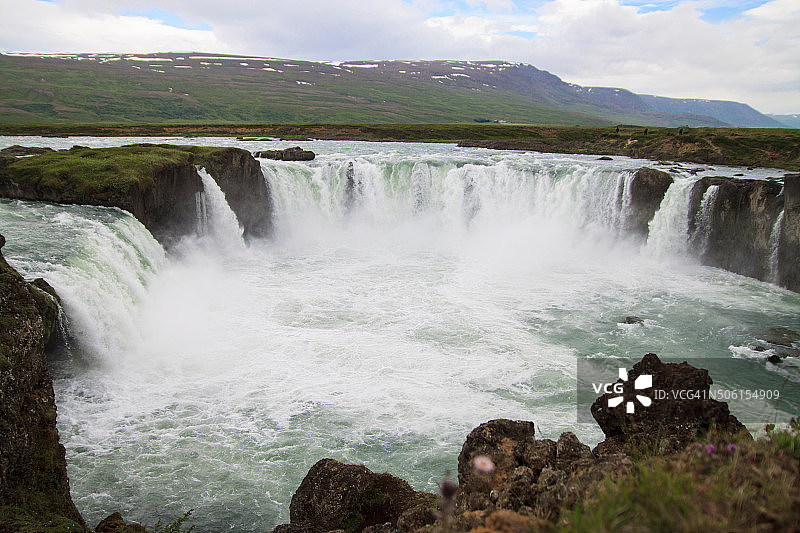 冰岛众神瀑布图片素材