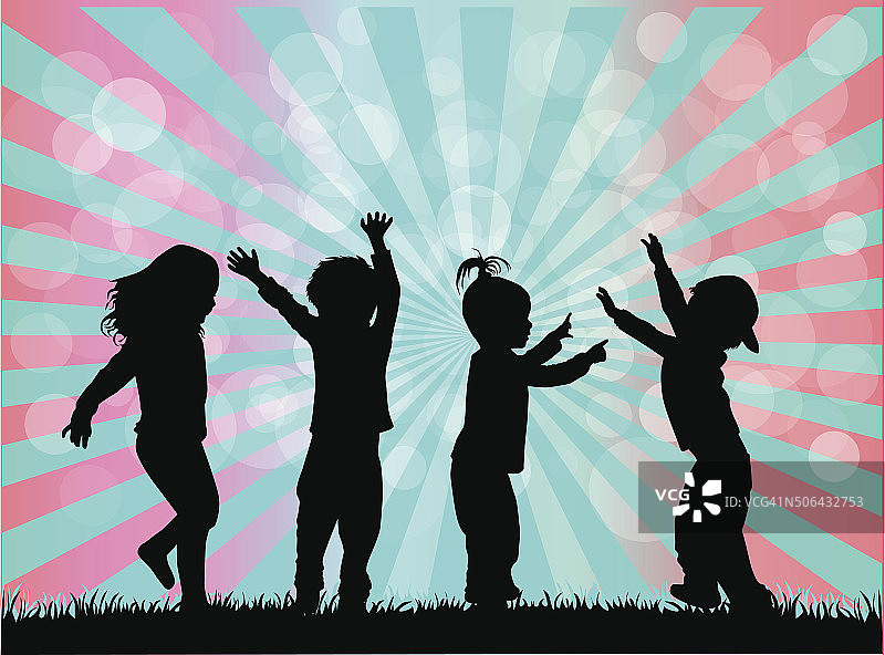 孩子的轮廓图片素材