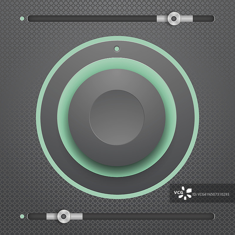 UI控制旋钮图片素材