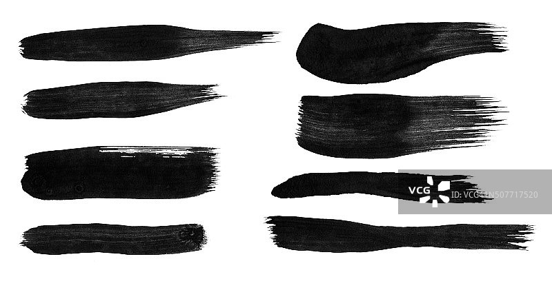 水彩造型元素合集图片素材