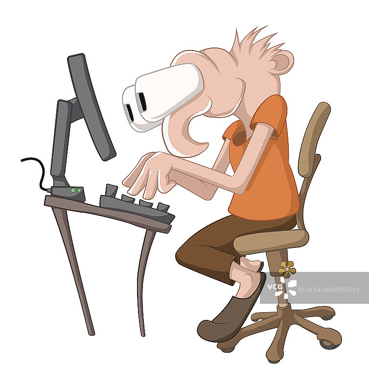 电脑爱好者图片素材