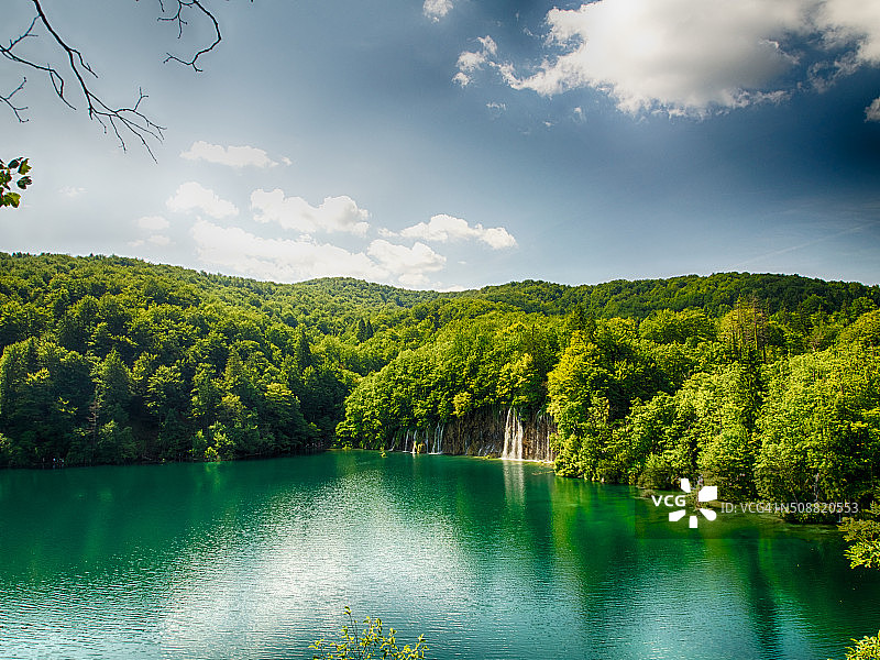 普利特维采湖国家公园顶部景观图片素材