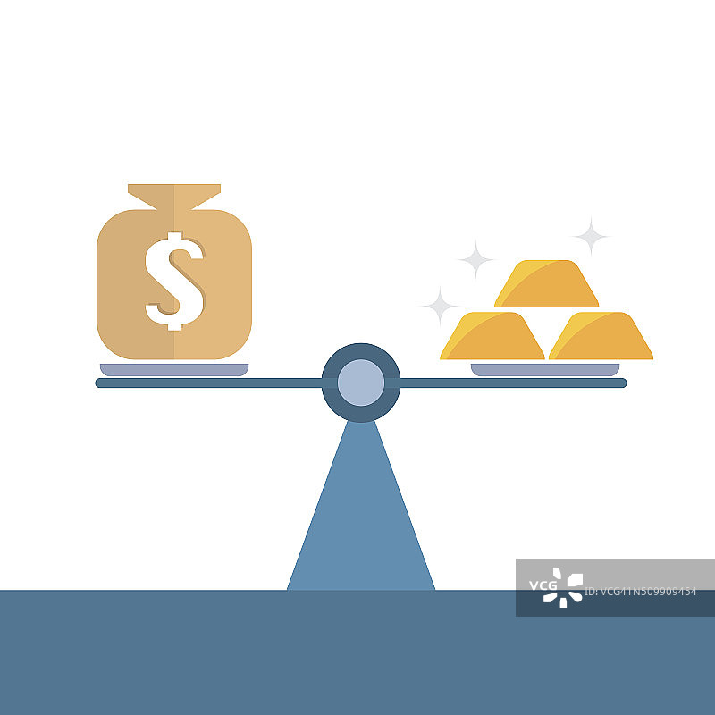 金色天平概念图片素材