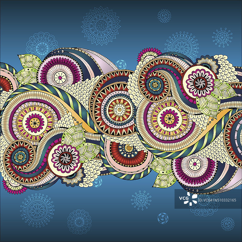 矢量花卉装饰背景素材图片素材