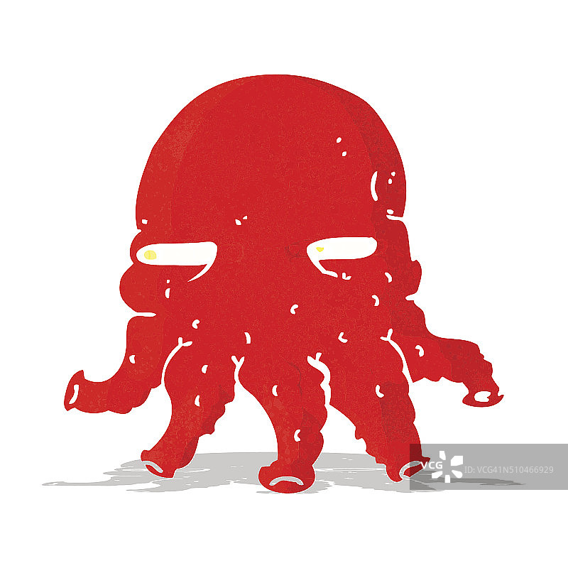 卡通外星人脸图片素材