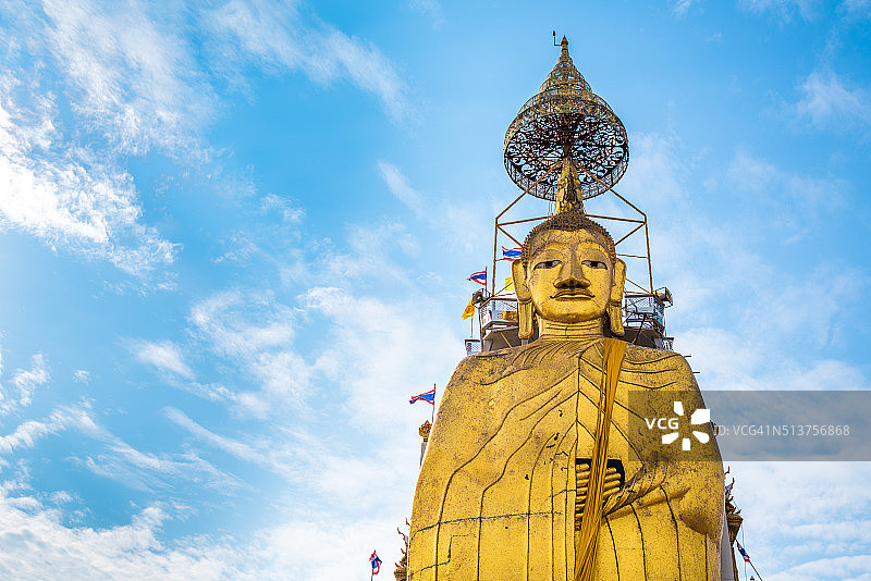 曼谷卧佛寺的大佛像图片素材