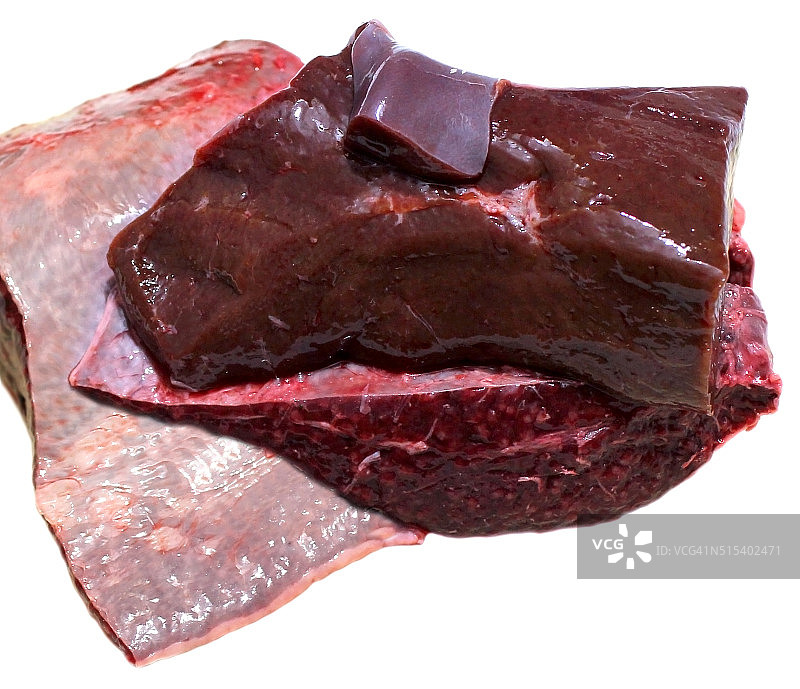生牛肝图片素材