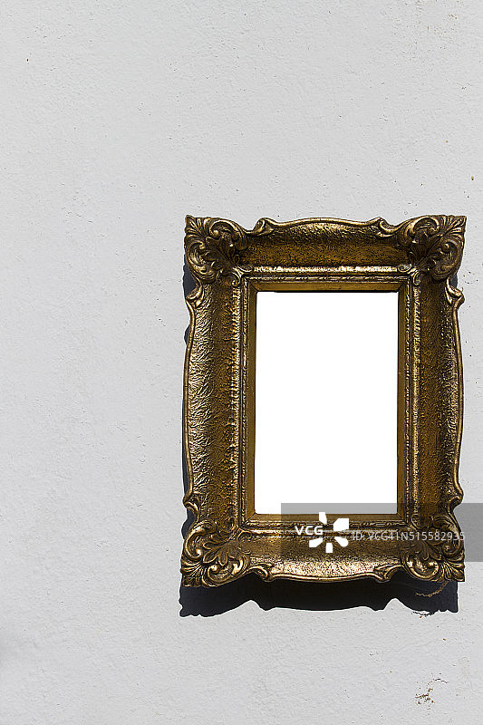 金色旧画框图片素材