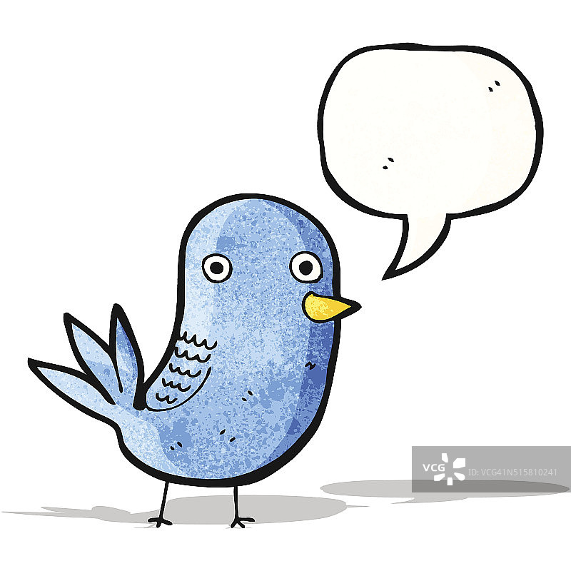 卡通唱歌的小鸟图片素材