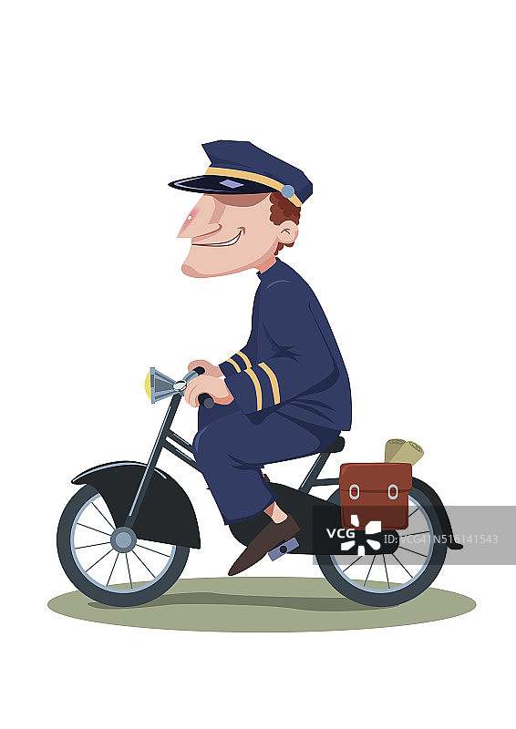 邮递员图片素材