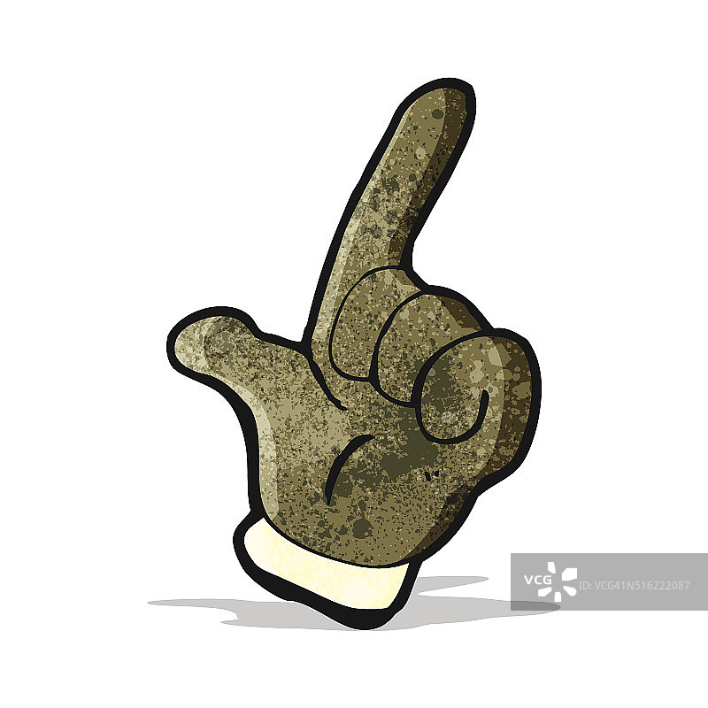 卡通手指计数符号图片素材