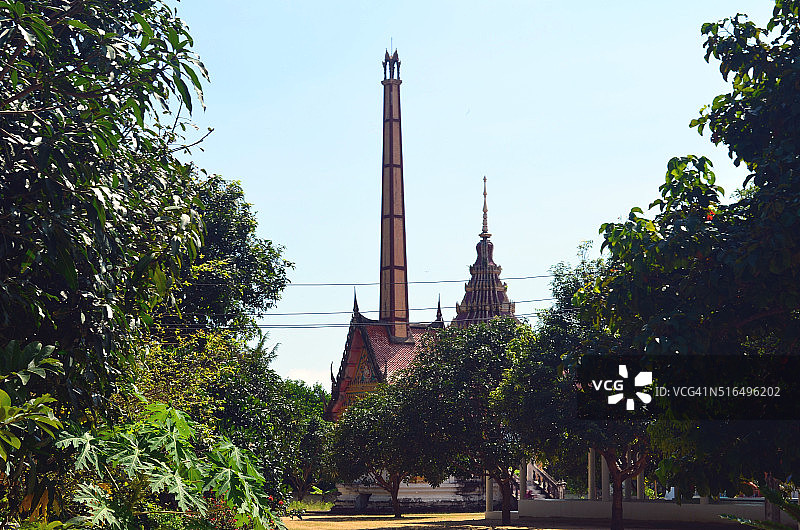 苏梅岛寺庙建筑，泰国图片素材