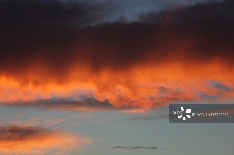 日落下的云图片素材