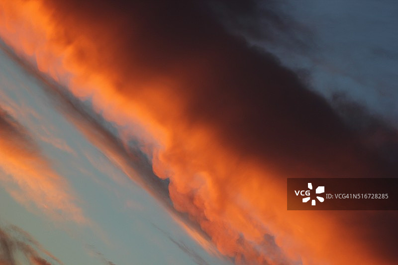 日落下的云图片素材