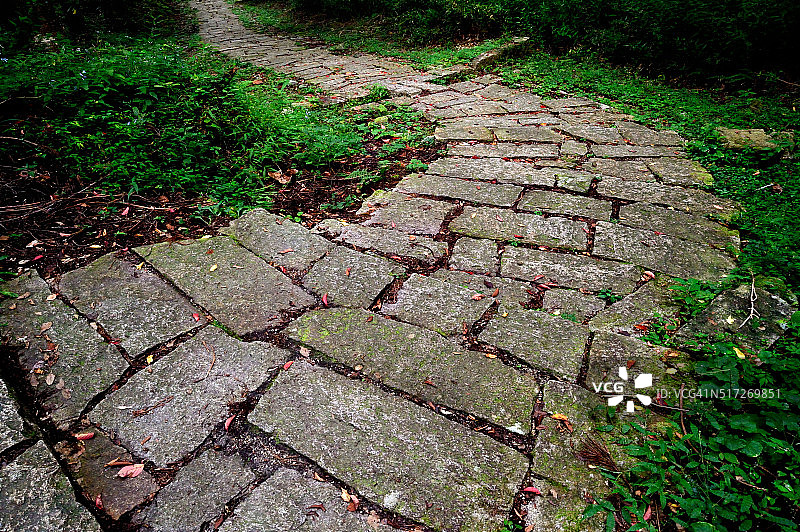 石板路山路图片素材