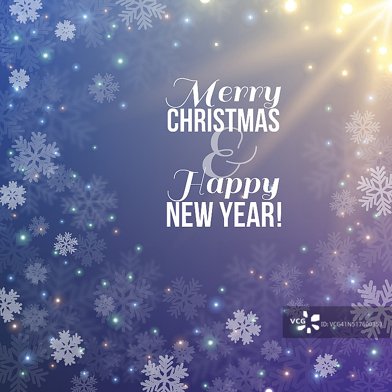 圣诞快乐新年贺卡图片素材