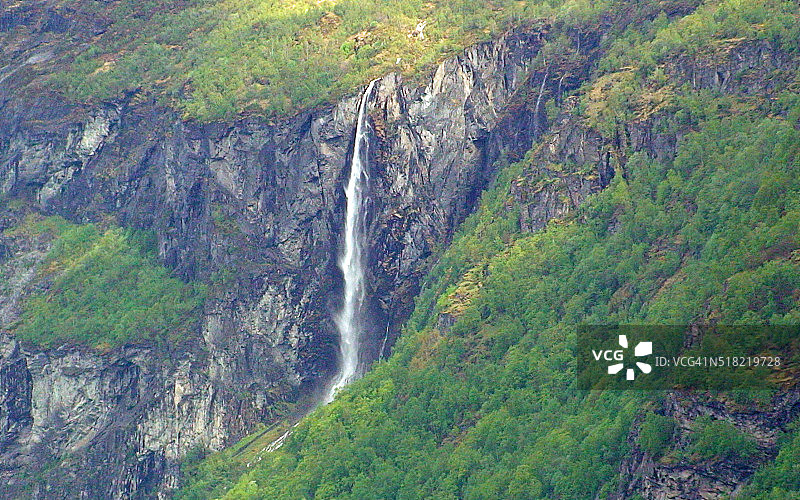 挪威盖朗厄尔瀑布1图片素材