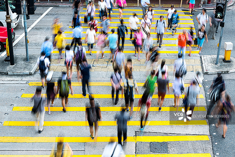 中国香港繁华街道图片素材