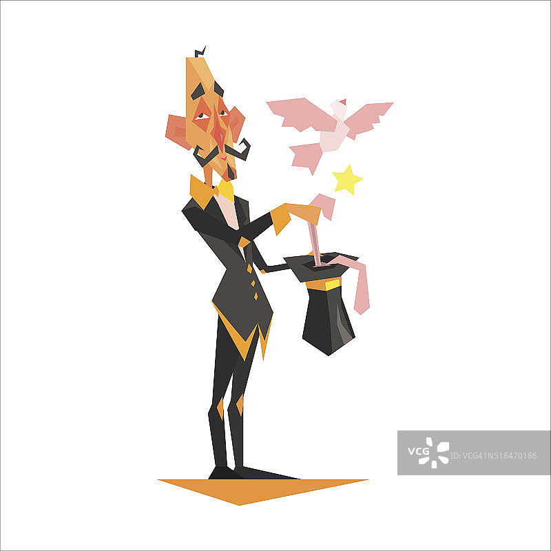 马戏团魔术师表演图片素材