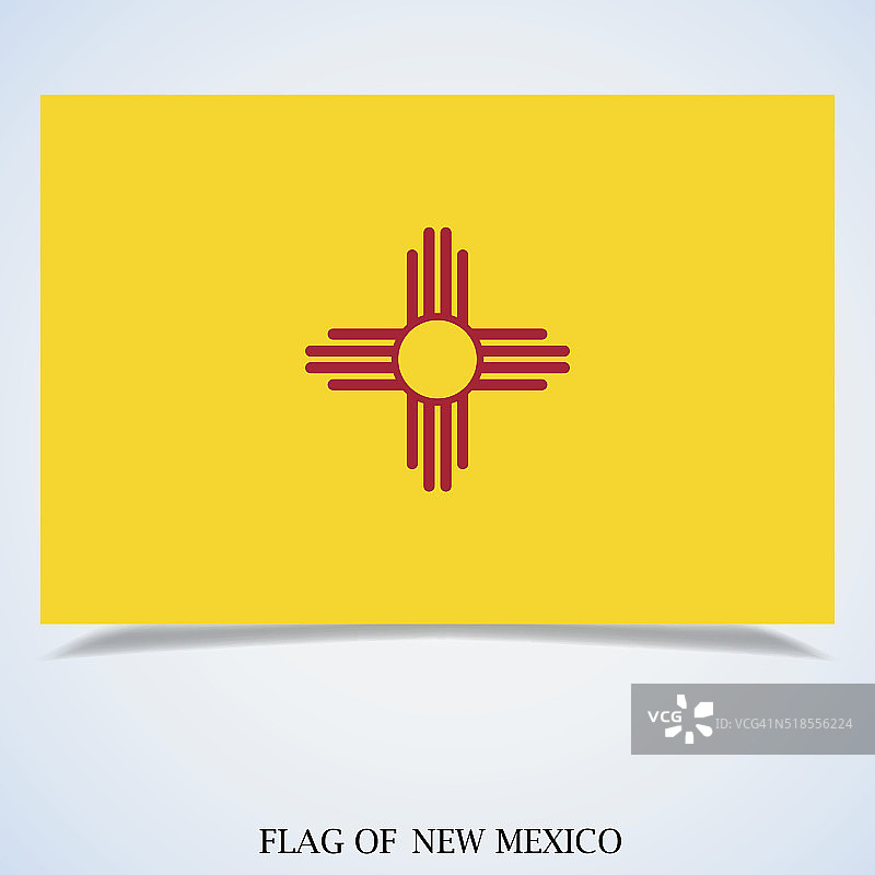 新墨西哥州州旗图片素材