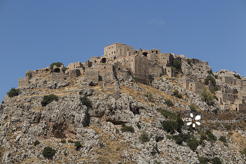 希腊希俄斯岛阿纳瓦托斯村图片素材