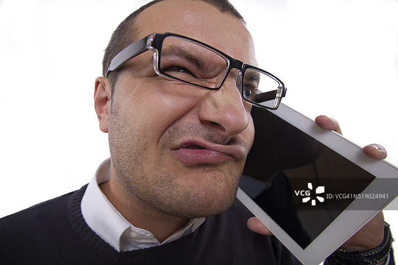 阴郁的谈话图片素材