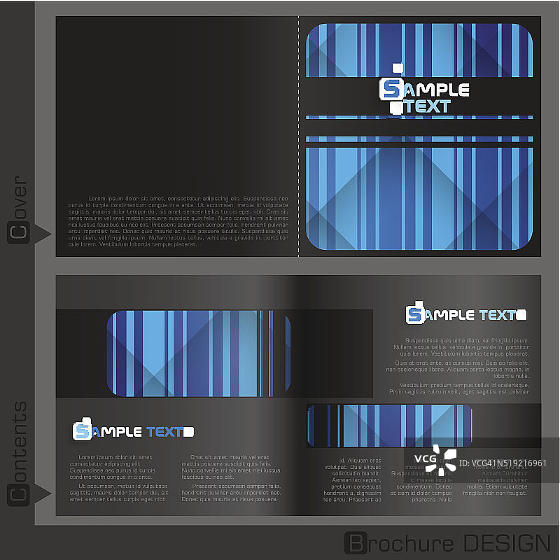 宣传册设计模板。图片素材