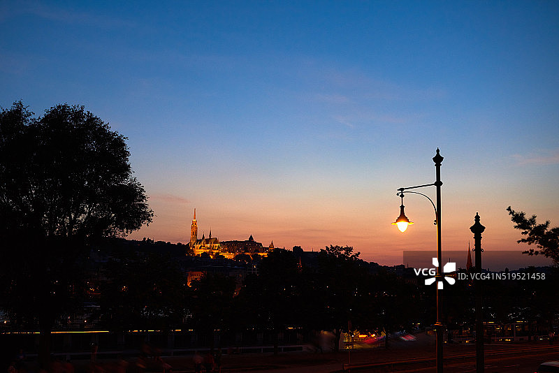 布达佩斯夜景图片素材