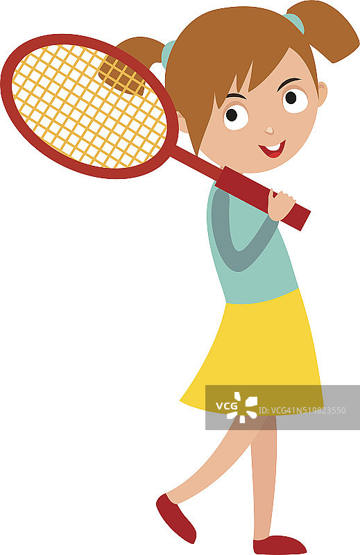 准备参加比赛的英俊网球运动员图片素材