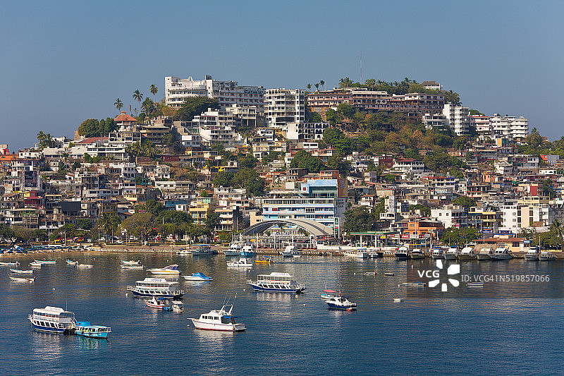 墨西哥格雷罗州阿卡普尔科旧城区图片素材