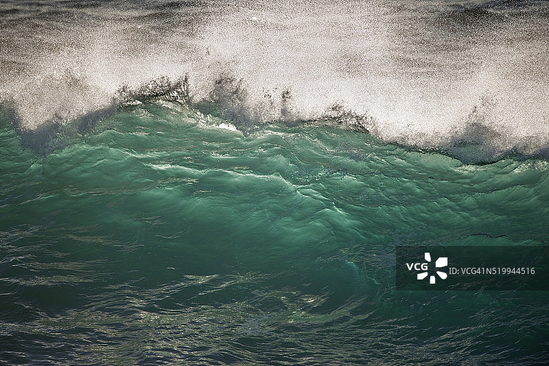 冰岛北大西洋的波浪图片素材