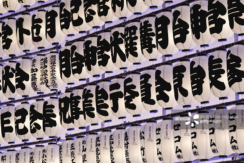 明治神宫的灯笼图片素材