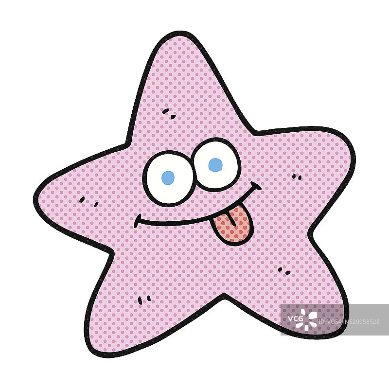 卡通海星图片素材