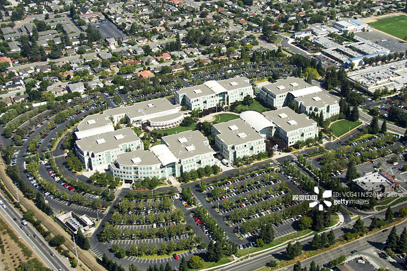 苹果公司总部图片素材