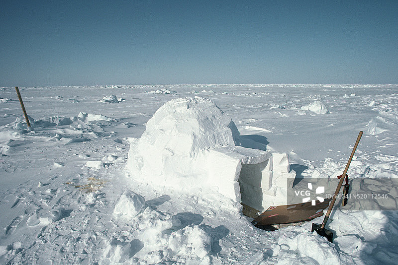 圆顶冰屋厕所图片素材