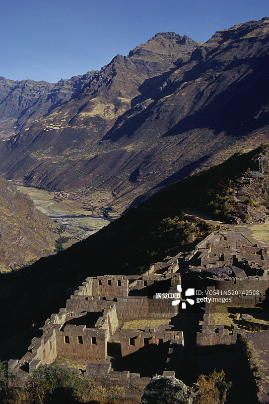 圣谷中的印加神庙图片素材
