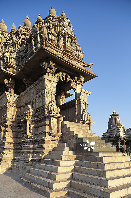 印度卡朱拉霍寺庙图片素材