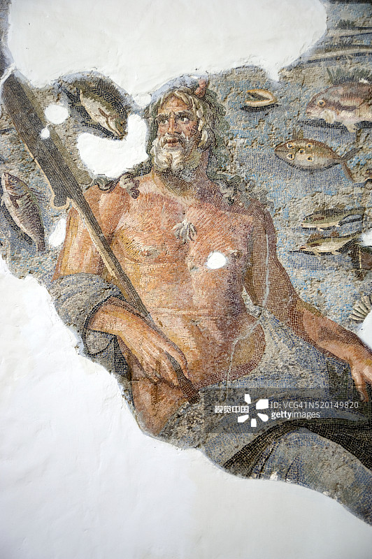 土耳其哈塔伊考古博物馆的马赛克图片素材