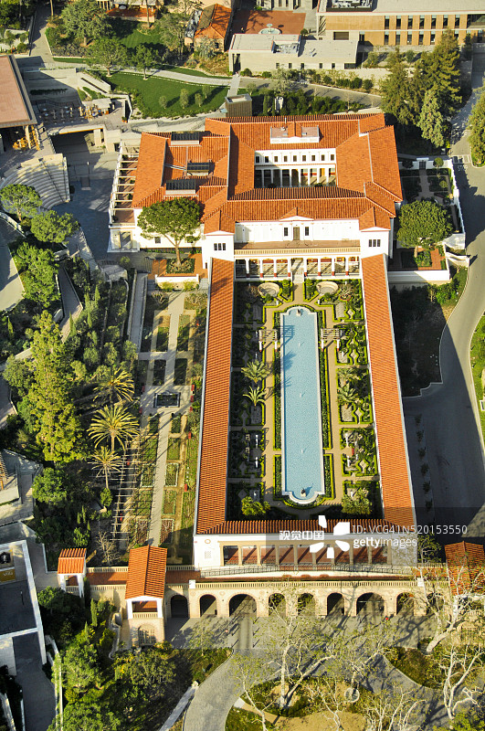 盖蒂别墅图片素材