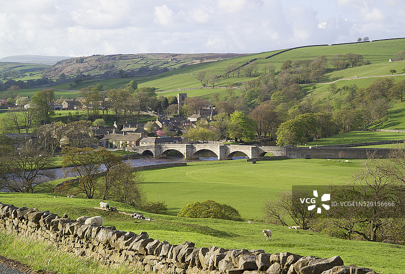 伯恩萨尔和牧场图片素材