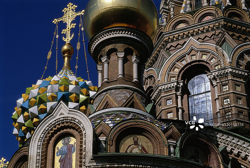 基督复活教堂特写图片素材