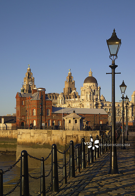 利物浦阿尔伯特码头河滨步道图片素材