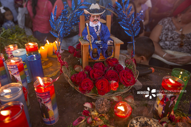 圣西蒙的小雕像图片素材